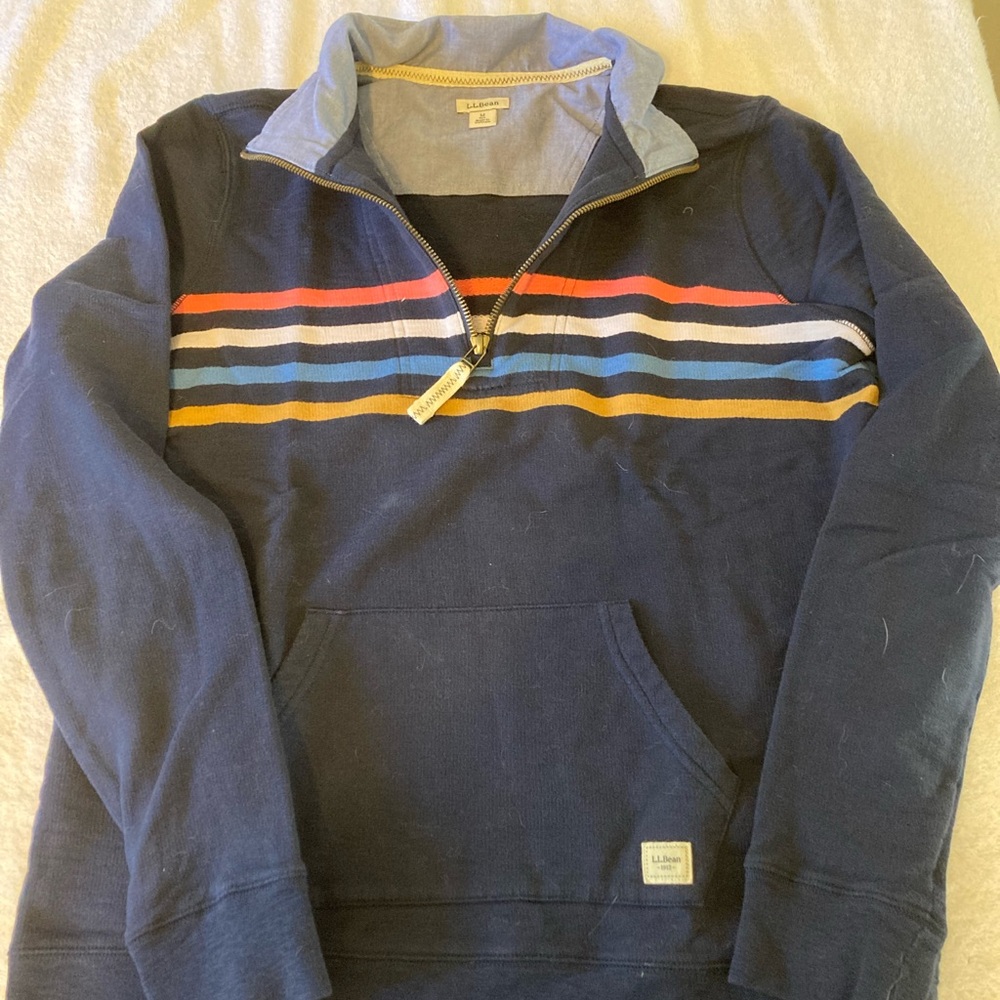 LL Bean collared long sleeve shirt, M